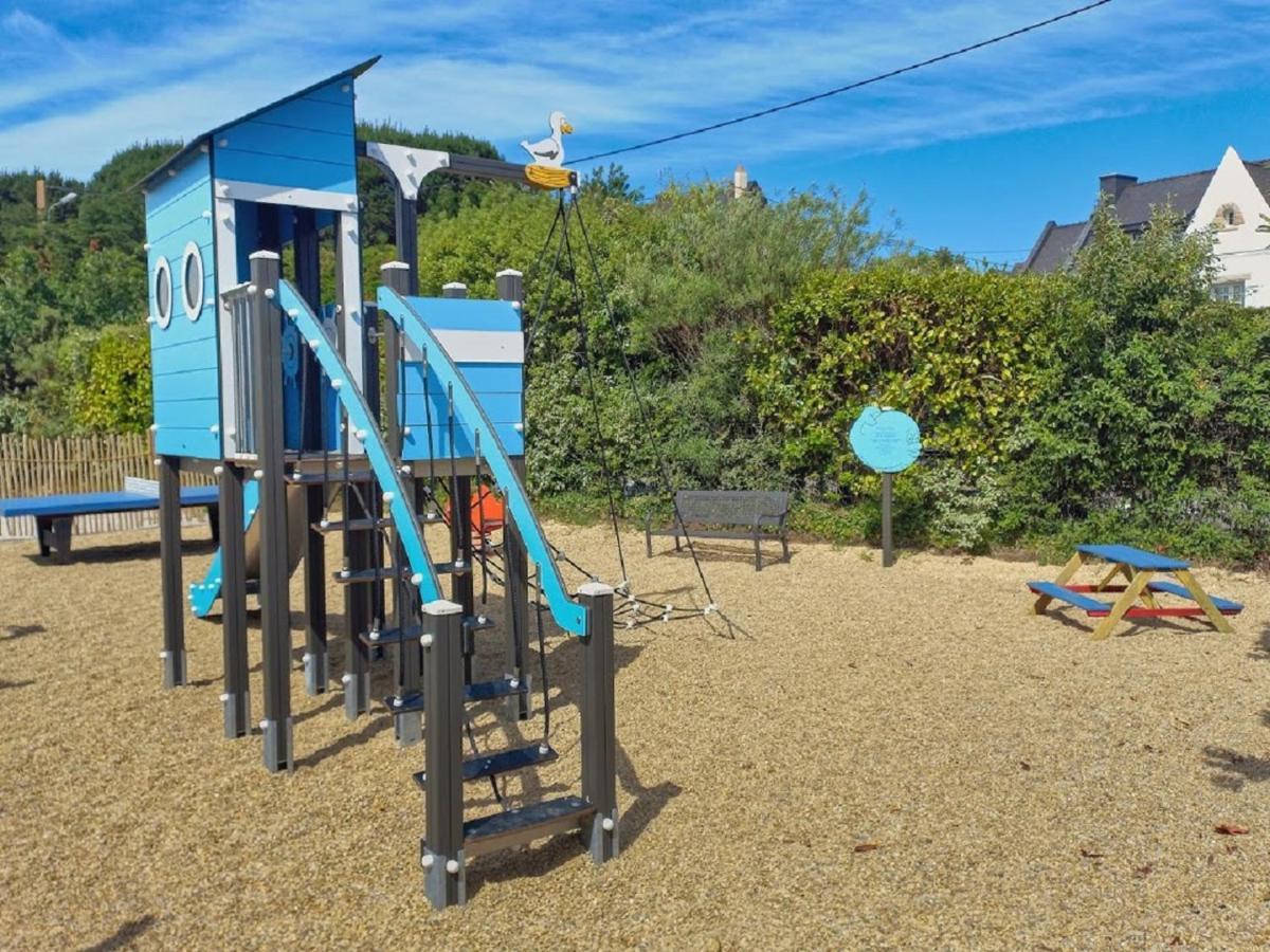 Camping Paradis Le Moulin Des Oies Belz Bagian luar foto