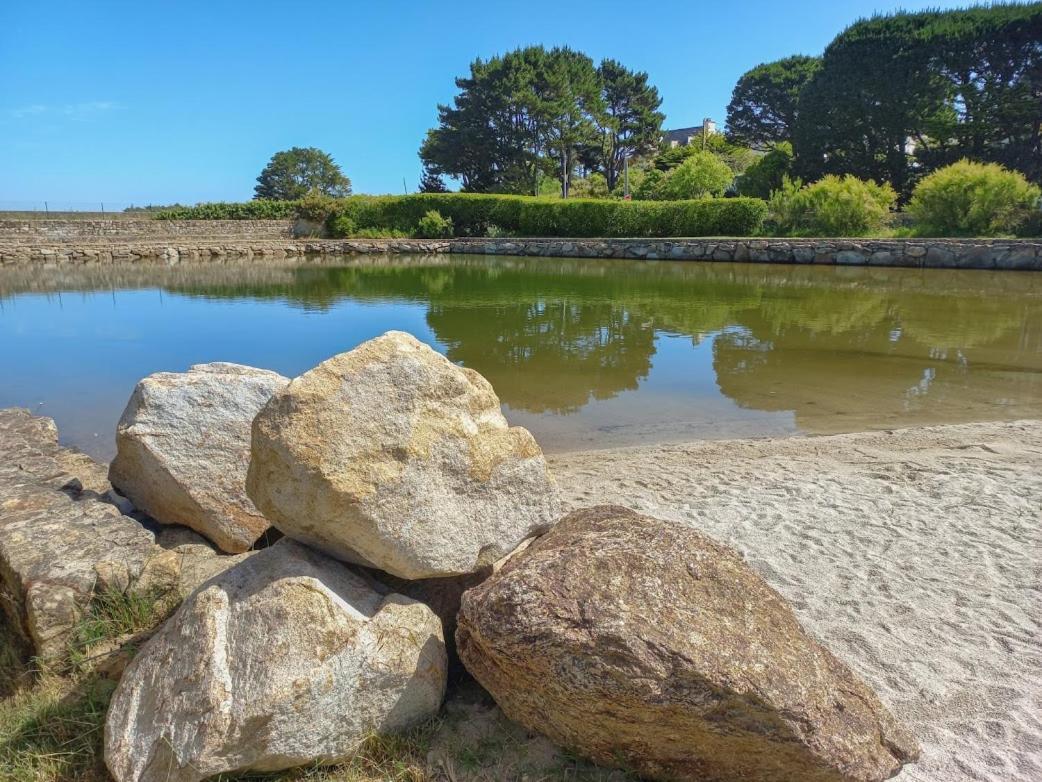 Camping Paradis Le Moulin Des Oies Belz Bagian luar foto